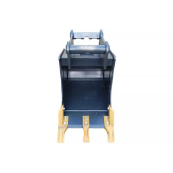ŁYŻKA KOPIĄCA DO MINIKOPARKI Z ZĘBAMI NA  SZYBKOZŁĄCZE MS01 30 CM