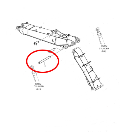 SWORZEŃ RAMIENIA DOOSAN 120501-00584 DX140 DX160 DX170 71MM