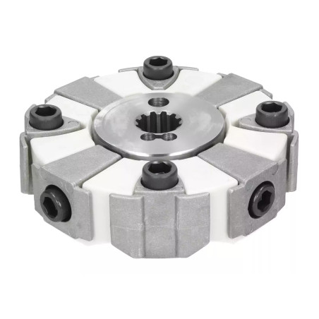 SPRZĘGŁO KOMPLETNE Z PIASTĄ POMPY HYDRAULICZNEJ DJF165K DJF165 12 ZĘBÓW