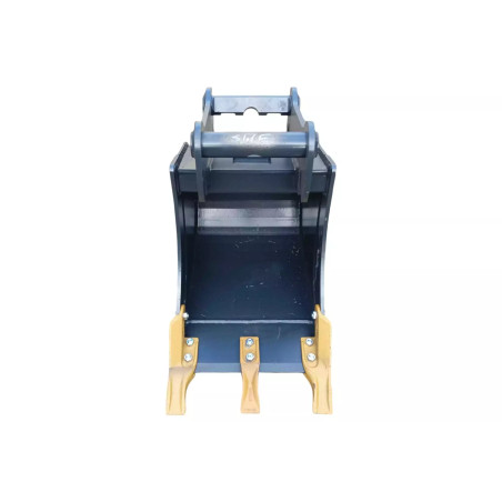 ŁYŻKA KOPIĄCA DO MINIKOPARKI Z ZĘBAMI NA  SZYBKOZŁĄCZE MS01 30 CM
