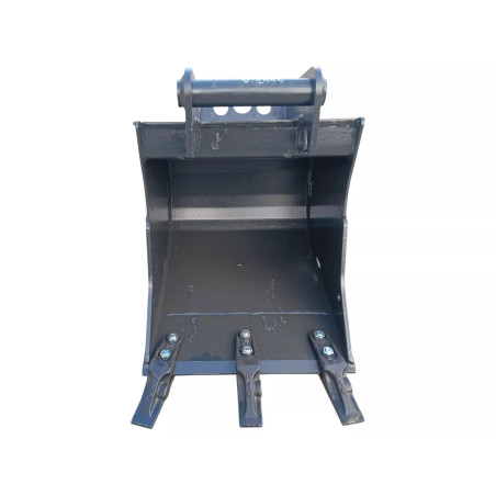 ŁYŻKA KOPIĄCA DO MINIKOPARKI Z ZĘBAMI NA  SZYBKOZŁĄCZE MS01 40 CM