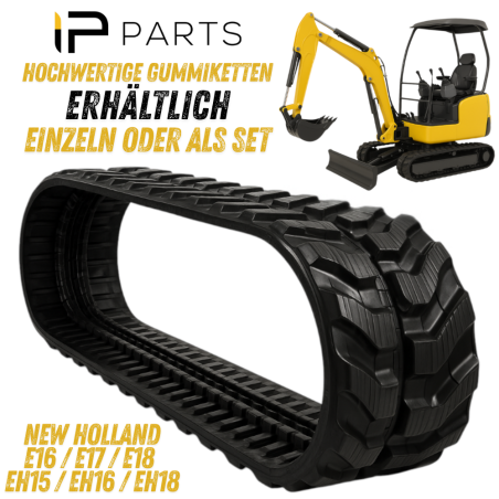 ZESTAW 2 GĄSIENIC GUMOWYCH NEW HOLLAND 230X48X70 E16 VMT MINIKOPARKA