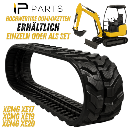 ZESTAW 2 GĄSIENIC GUMOWYCH XCMG 230X48X70 XE17 VMT MINIKOPARKA PODWOZIE