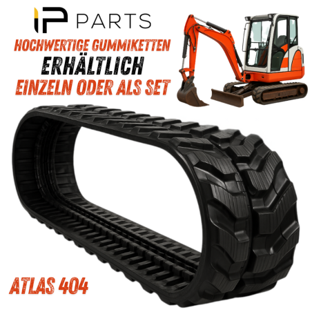 ZESTAW 2 GĄSIENIC GUMOWYCH ATLAS 230X96X33 404 VMT MINIKOPARKA PODWOZIE