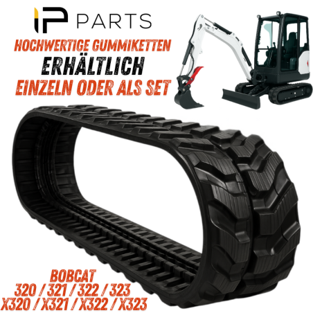 ZESTAW 2 GĄSIENIC GUMOWYCH BOBCAT 230X96X33 320 X320 VMT MINIKOPARKA