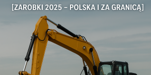 Ile zarabia operator koparki? Zarobki w Polsce i za granicą 2025